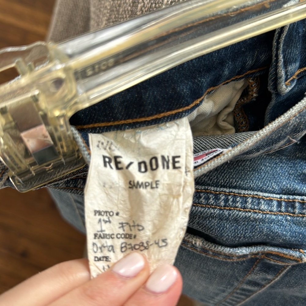 RE/DONE Distressed High Rise Jeans - Picture 8 of 8